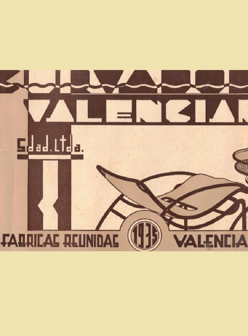 Catálogo número 1 de Curvadora Valenciana S.L. fábricas reunidas y tarifa de precios
